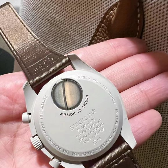 Review of the MoonSwatch Mission To Saturn Watch + Unboxing Omega Swatch Saturn mission Watch
